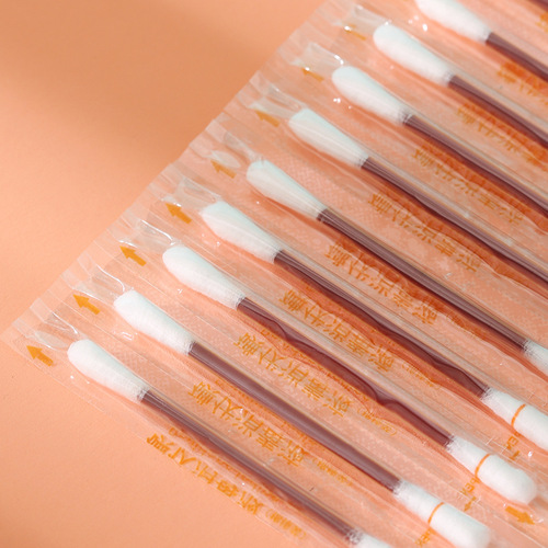 Portable disposable iodophor cotton swabs wound disinfection care cotton swabs cleaning care cotton swabs 50 pack