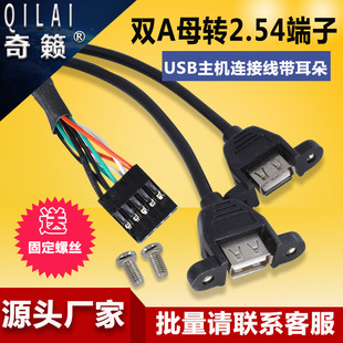 USB2.0 AF�pĸ�ڎ������D�Ű��^2.54�Ű�9P�DUSB���C���þ��pĸ��