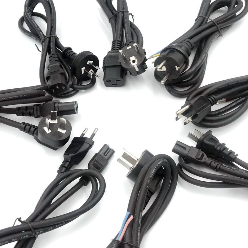 深圳东莞生产欧洲电源线VDE橡胶线美标ul橡胶护套线 机电线缆定制