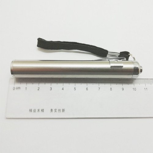 Stainless steel LED mini high-intensity moon light night travel flashlight keychain travel outdoor small flashlight