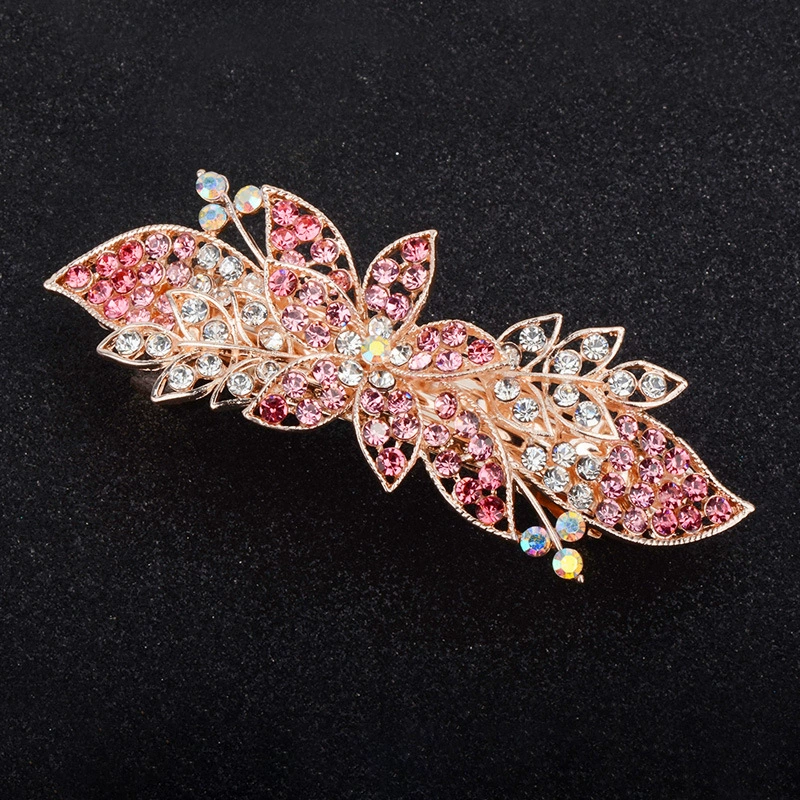 Metal Hairgrip Hairpin, Korean Style Floral Barrette, Adult Decorative Clip, 9×4×4 cm