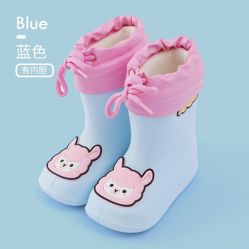 Happy Mary Children's Waterproof Winter Boots with Fleece Lining and Cotton Outer Layer (Not Waterproof Shoes)