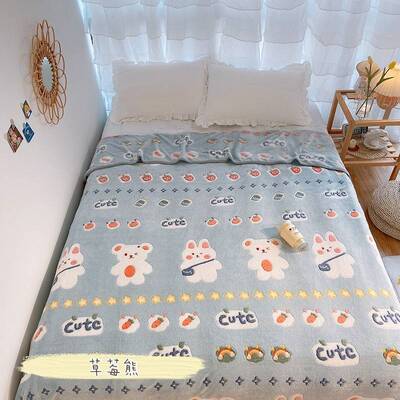 福利款【买一送一雪花绒毛毯】200*230送70*100|ms