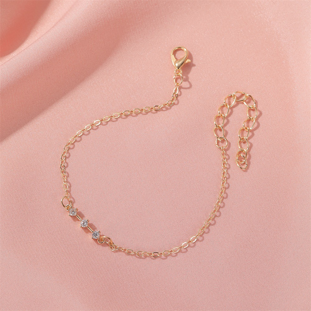 new micro diamond star bracelet literary simple square diamond zircon bracelet student bracelet whol