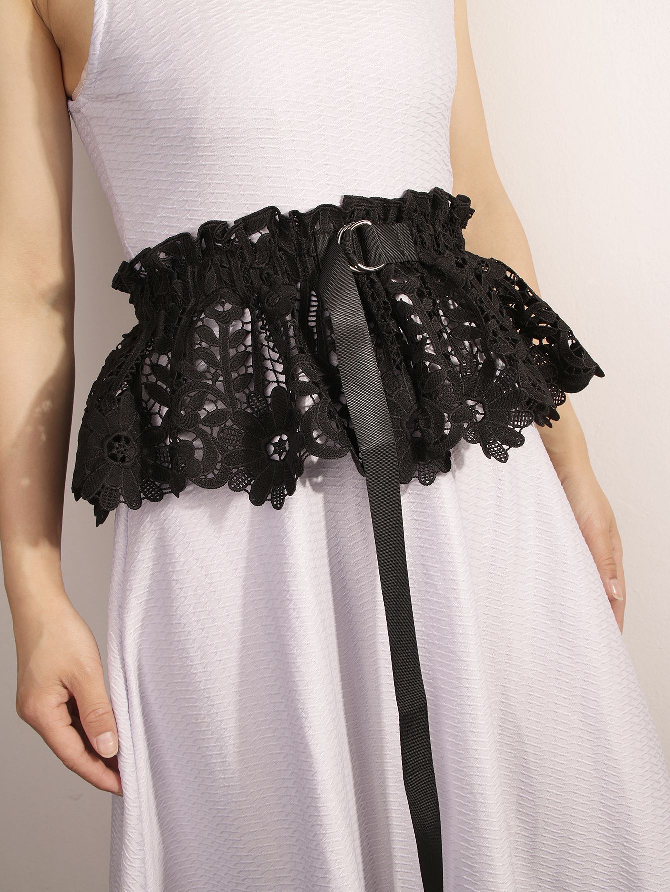 Elegant Flower Woven Fabric Women's Corset Belts display picture 1