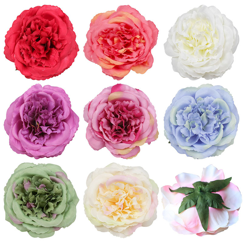 仿真芙蓉花朵 供应客厅装饰摆件布艺牡丹假花绢花 支持定制仿真花|ru