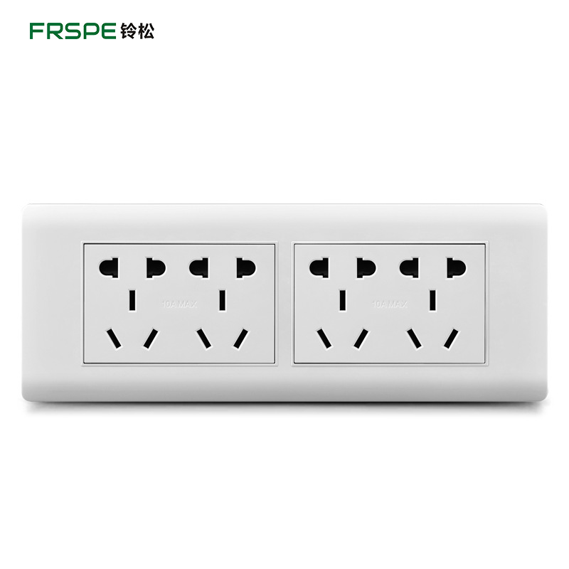 118 tipo de interruptor de pared socket fila enchufe Blanco panel de módulo de panel de interruptor de socket