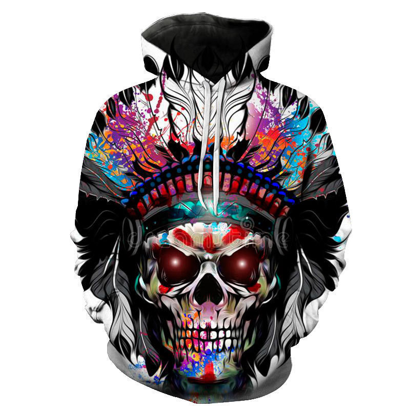 Amazon trend 3D digital printing hooded...