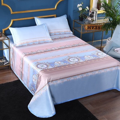 厂家直销冰丝凉席三件套简约床单款可折叠可水洗空调软席团购批发|ms