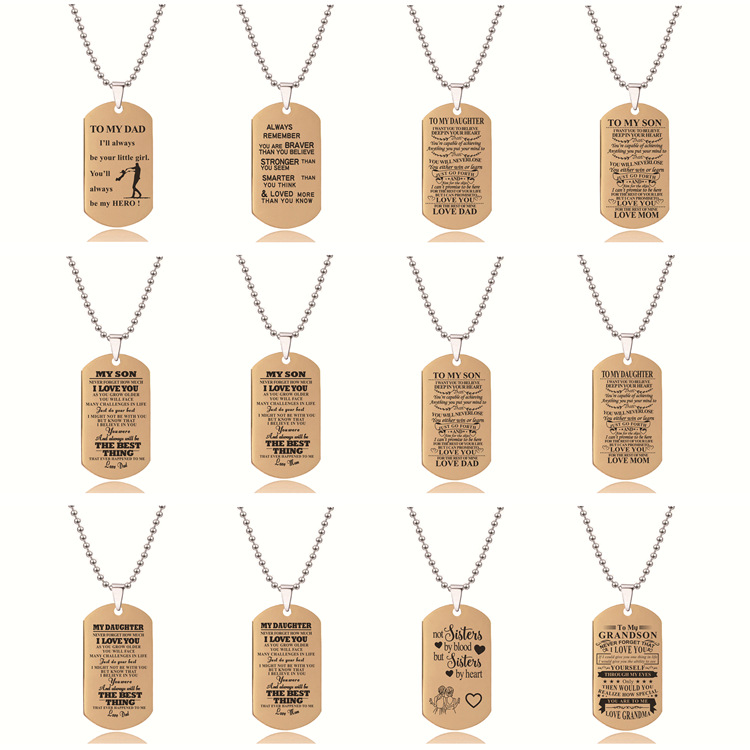 项链 金色 W00013-W00024