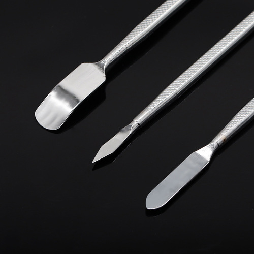 Stainless steel metal pry bar 3-piece disassembly tool set double-headed disassembly stick shell opening stick boot pry shell repair tool