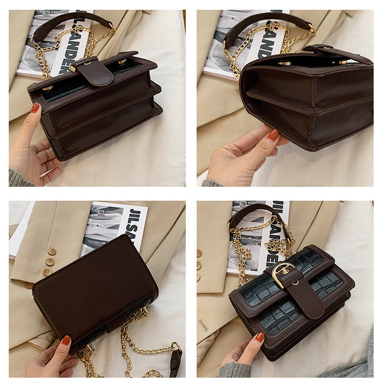 New Trendy Wild Small Square Thin Strap Shoulder Messenger Bag For Women display picture 9