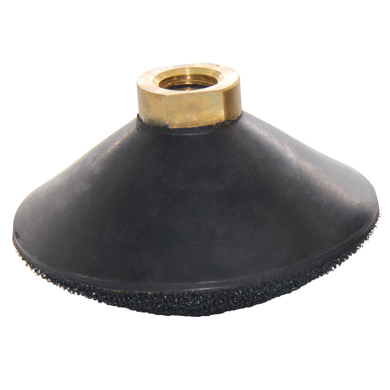 3寸4寸自粘盘磨片凸形接头抛光垫托盘魔术贴盘打磨机植绒砂纸吸盘