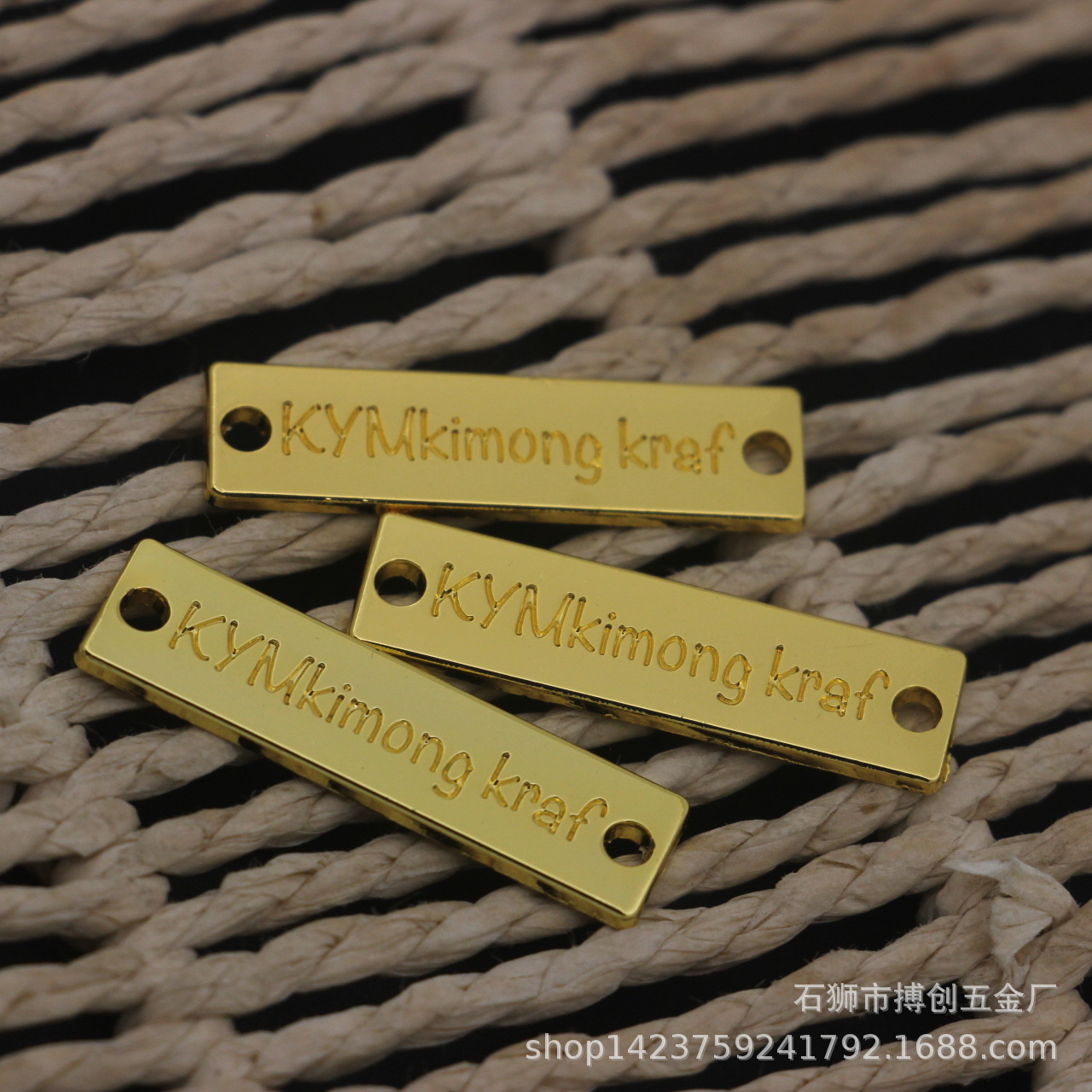 定做金属标牌 服装箱包铭牌 仿金字母logo商标 来图厂家定做批发