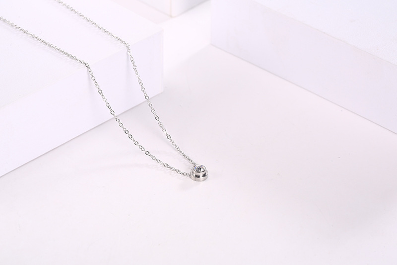 Estilo de diseñador, moderno y versátil, collar de diamante simple, colgante de borla, temperamento exquisito y exhibición de clavícula._voghion.com