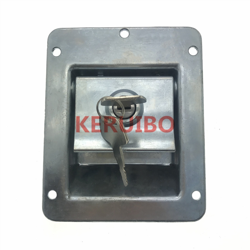 适用于现代R210/220-5挖掘机边盖锁侧盖锁边门锁