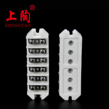 陶瓷接线端子耐高温接线柱接线端子台阻燃日本陶瓷接线板2P-6P