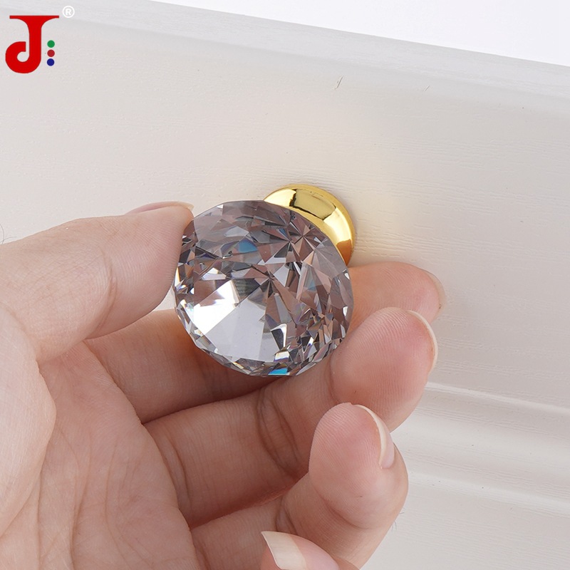 Ventas directas de cristal mango de aleación de zinc muebles mango de gabinete mango de baño mango de puerta de madera mango de hardware mango de oro