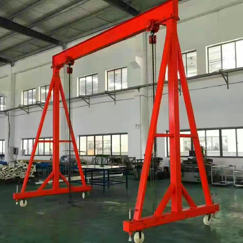 可移动轻型龙门架|小型起吊机||门架式移动起重机