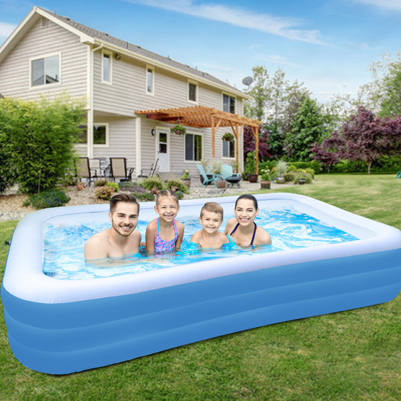 Cross-Border Amazon Rectangular Swimming Pool Household Kidsren's Outdoor Round Ocean Ball Pool Adult Inflatable Pool