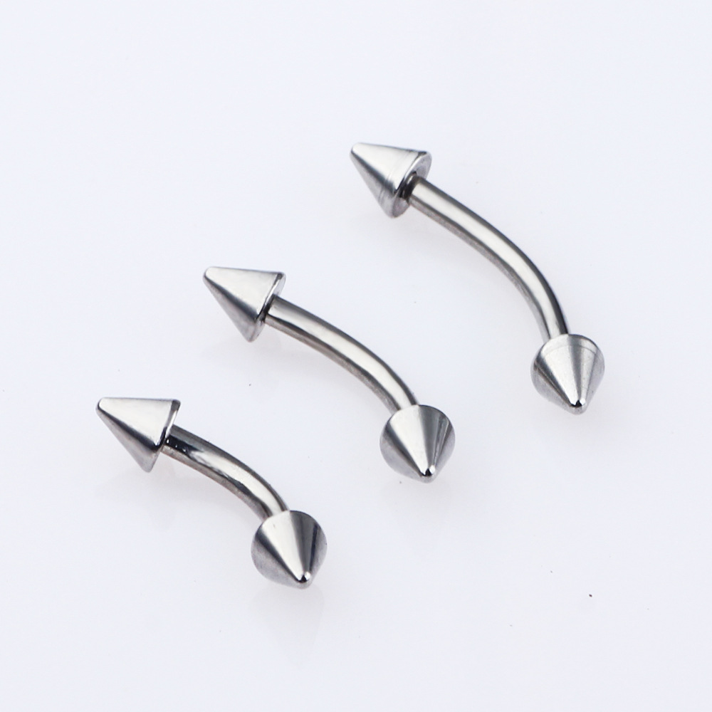 120 Pcs Tongue Lip Nose Eyebrow Navel Ring Mixed Set Stainless Steel Piercing Jewelry Wholesale detail image 10