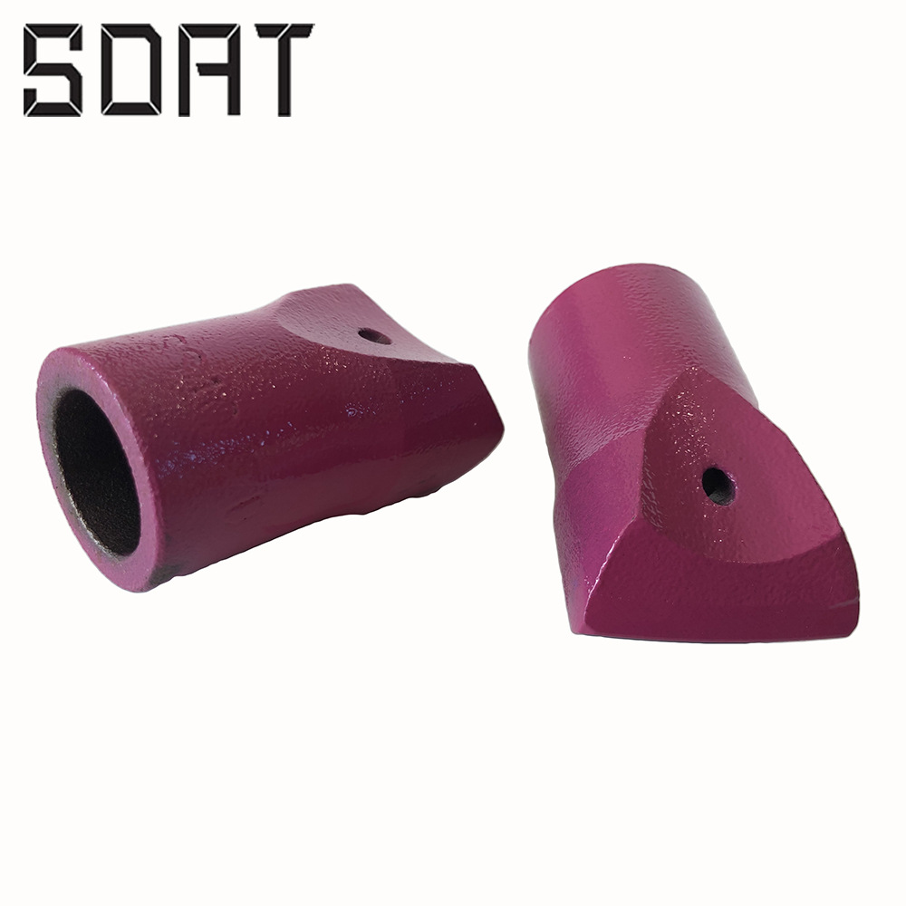 山东厂家供应红星钎杆钎头38风钻头钻采一字钎头型号多供选择钎具