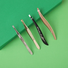 新款化妝工具眉夾 廠家供貨芳齡眉毛夾 不鏽鋼眉鉗修眉工具批發