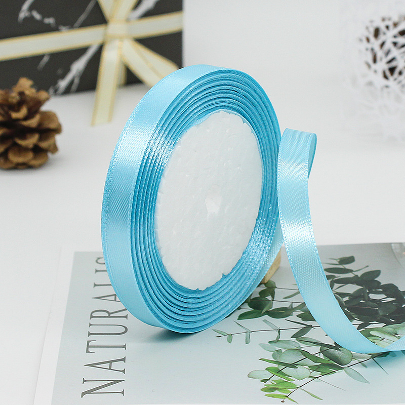 Cinta de 1cm para embalaje de regalo, cinta para hornear pasteles, decoración de boda, caja de dulces de boda, cinta a 22 metros de largo