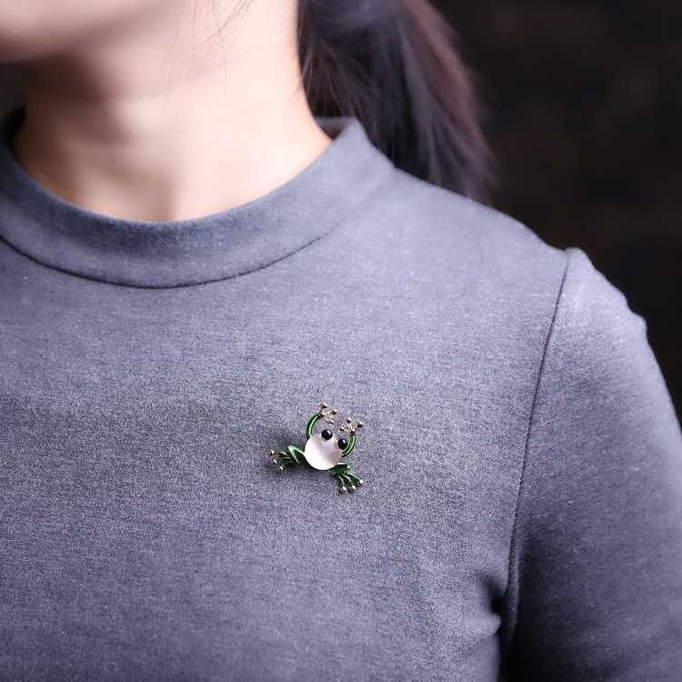 20g Weight Rhinestones Inlay Material Brooches Classification Alloy Material Animal Pattern Plating Craft Fashion Pin Animal Alloy Plating Rhinestones Unisex Brooches 20