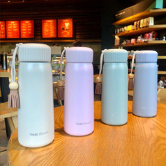 流蘇保溫杯女士可愛學生創意小巧個性潮流ins簡約便攜少女水杯子