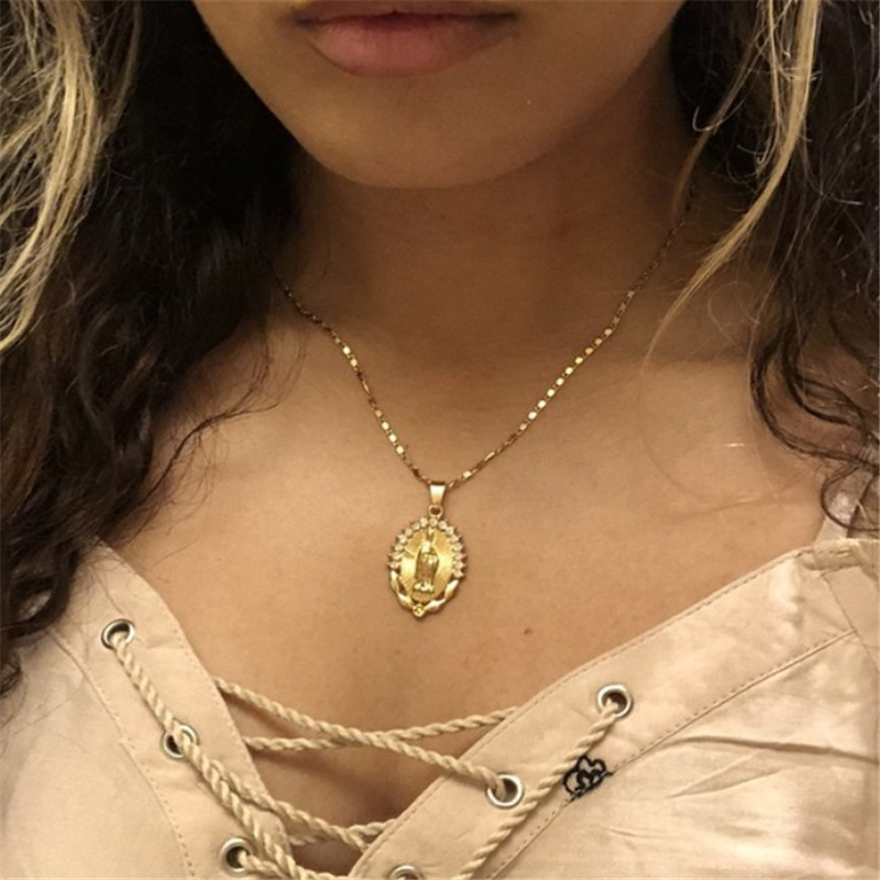 Style Ig Décontractée Humain Alliage Placage Incruster Strass Unisexe Pendentif display picture 1