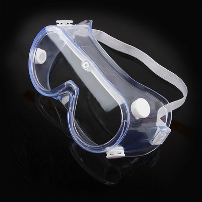 多孔防尘四珠大风镜劳保护目眼镜PC透明镜片防起雾多功能护目镜