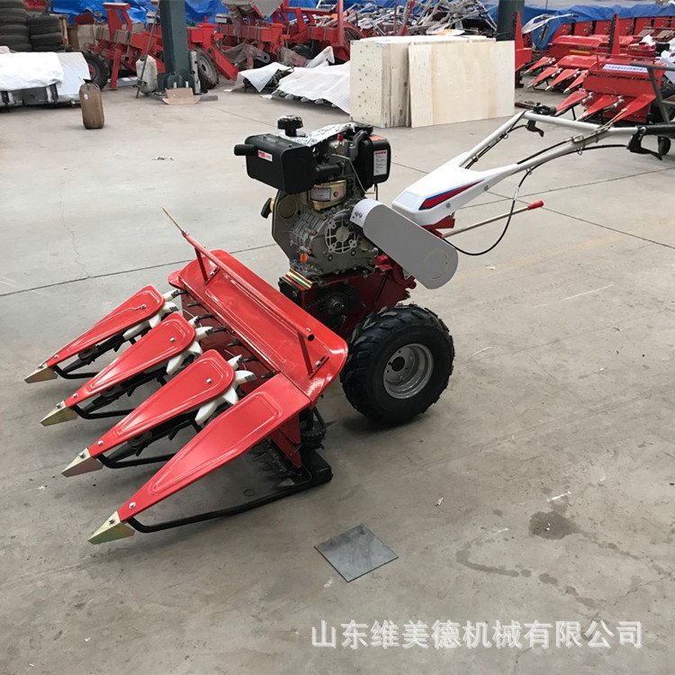 拖拉机前置汽油自走式小麦水稻割晒机 大豆辣椒荞麦割倒机耐用