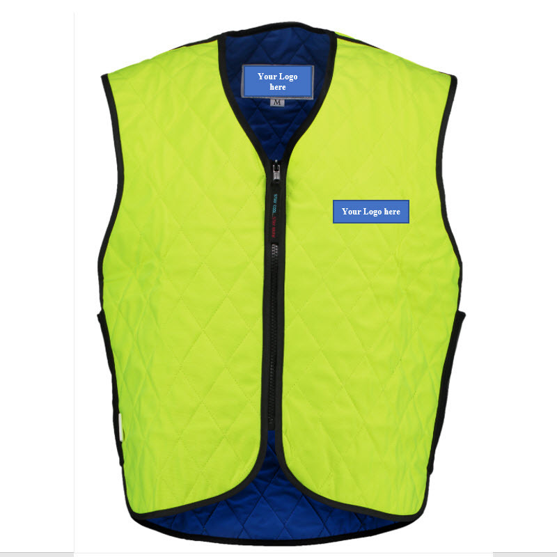 High temperature heatstroke prevention and anti-drop protective clothing shipyard outdoor high-altitude operation ice-cool bubble water evaporation cooling vest
