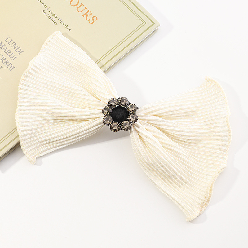 Black Bow Lace Hairpin display picture 6