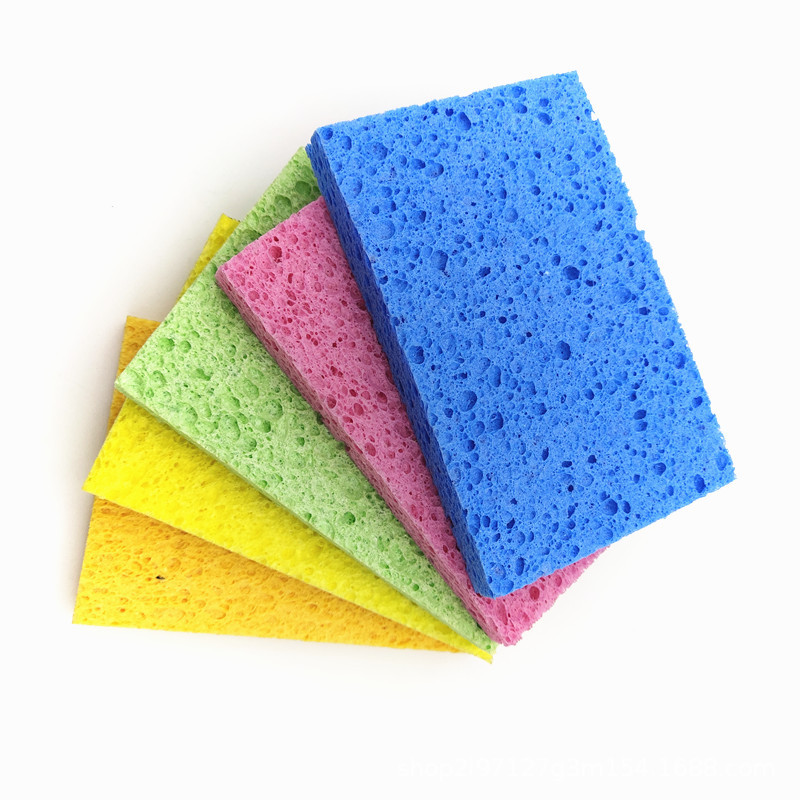 彩色纤维素卸妆海绵扑洗脸清洁各种颜色清洁吸水柔软亲肤源头制作