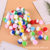 Manufactor Direct selling Double color Polypropylene Hair ball pompom Hair ball Hair ball Christmas ornament Spin Stick parts