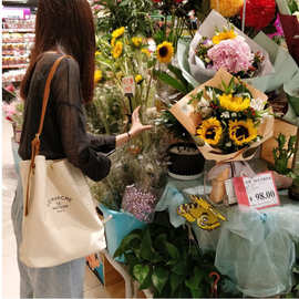 2026网红水桶包 大容量简约百搭子母包女 日韩撞色字母单肩斜挎包