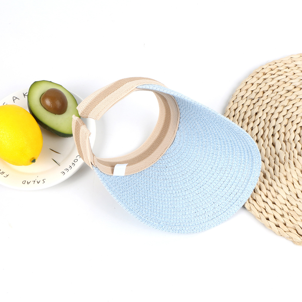 Sombrero de paja con visera para niños NSTQ48408