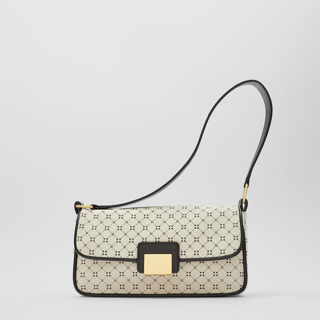 Nuova borsa morbida nera portatile con una spalla, borsa per la spesa versatile di grande capacità_voghion.com