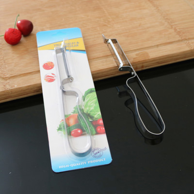 跑江湖削皮刀不锈钢果蔬瓜刨厨房家用削皮器刮皮刀刨皮刀厂家批发