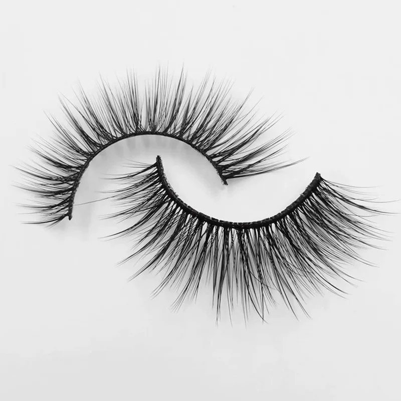 4对 仿水貂毛假睫毛 立体眼睫毛 Faux Mink Lashes For Extension