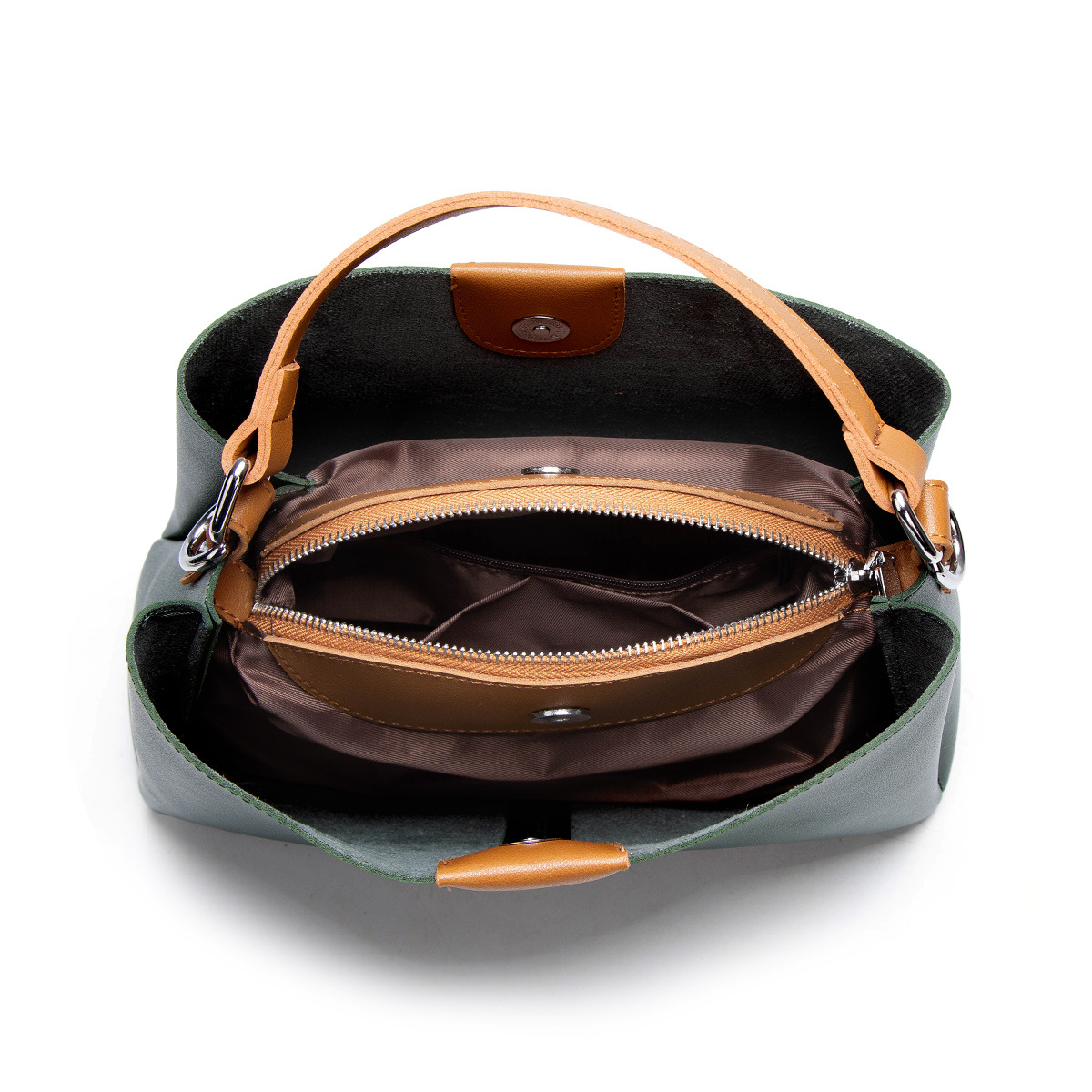 Women's 2024 New Trendy Simple Color Contrast Handbag Fashionable and Versatile One Shoulder Crossbody Bag_voghion.com