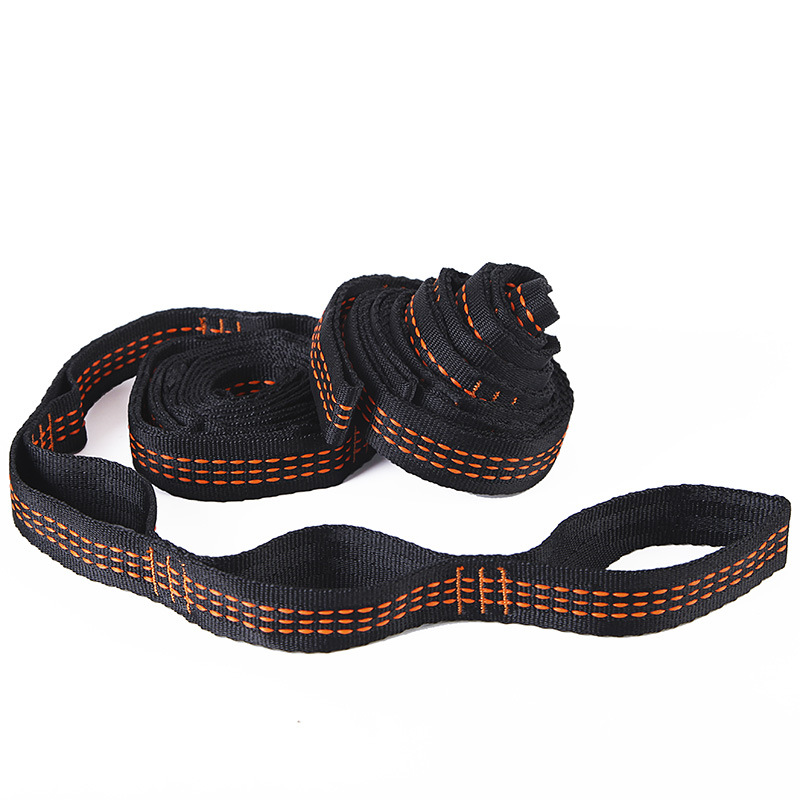 Aerial yoga hammock extension belt stretch belt double layer belt Mountaineering Rock climbing chrysanthemum rope hammock strap rope can be customized