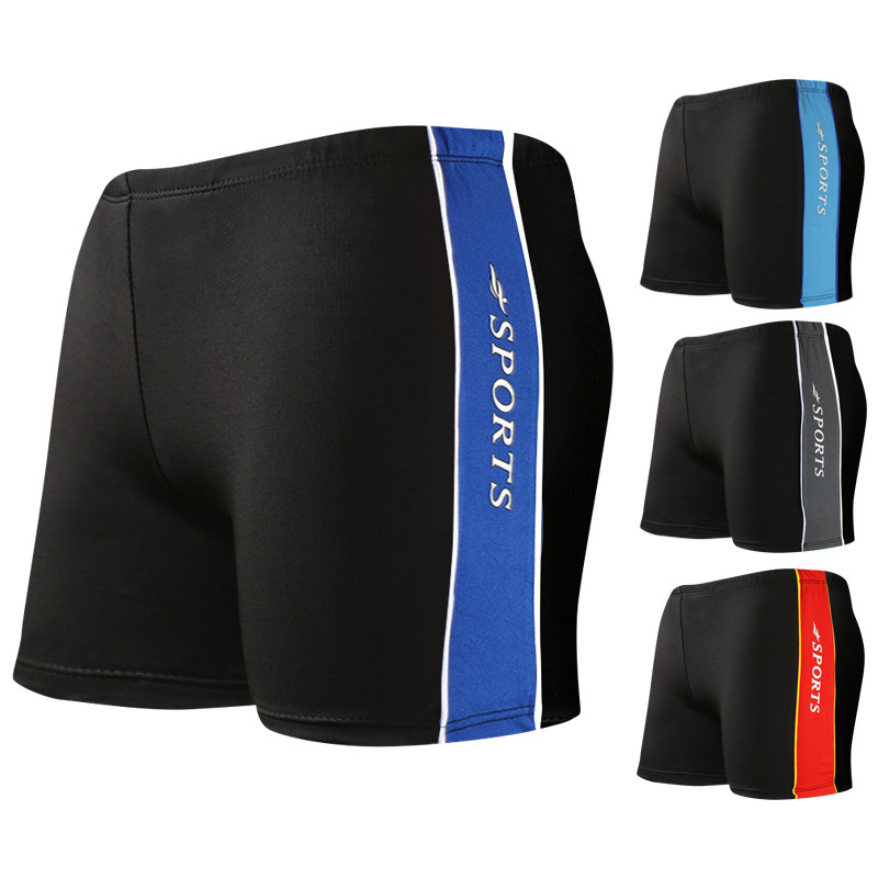 【加大加肥款游泳裤】男士时尚平角速干游泳裤大码防尴尬游泳短裤|ru