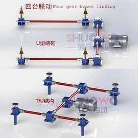 SWL系列丝杆升降机/手摇/电动螺杆减速机 伞齿轮滚珠丝杆升降机