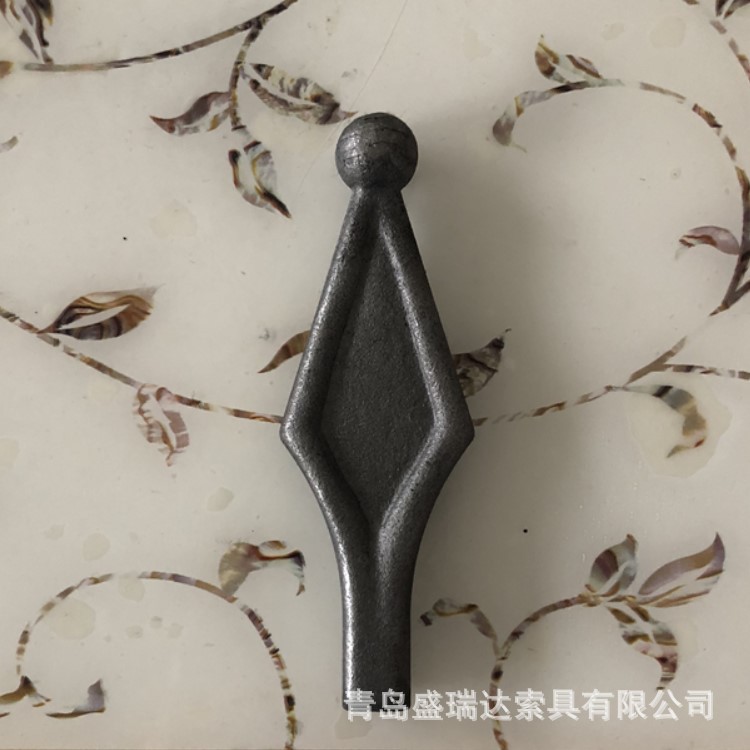厂家大量生产 各种铁艺锻造矛头 装饰配件