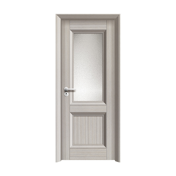 Puerta de madera de empalme compuesto de madera maciza puerta de la sala de estar Puerta de hotel puerta antirrobo puerta de vidrio no estándar personalización image 7