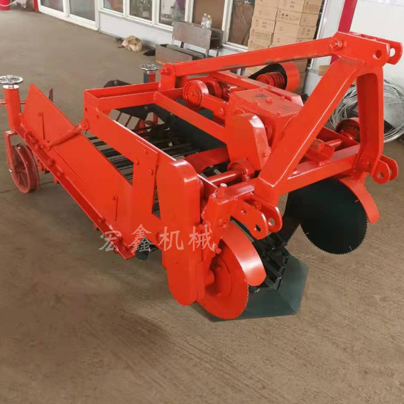 柴油手扶马铃薯种植机 震动筛式土豆收获机 小型防缠草土豆收获机