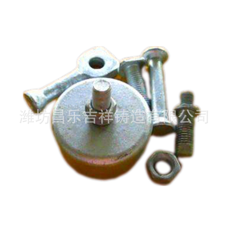 潍坊厂家 双耳单耳型玻璃绝缘子钢帽电力建筑配件批发代理 